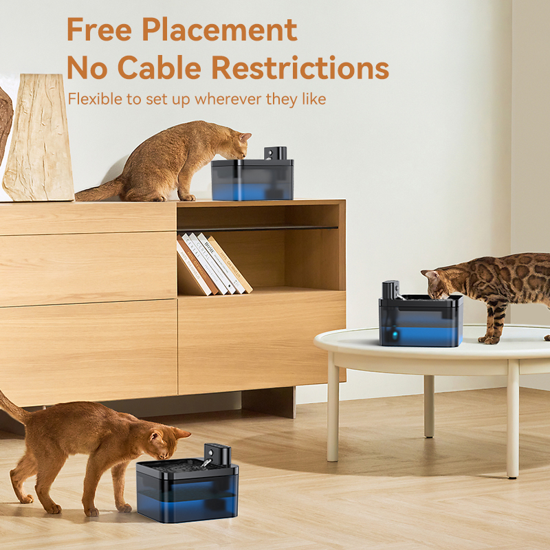 ROJECO Kablosuz Otomatik Kedi  - Wireless Pet Water Fountain Battery incelemesi ve fiyatı