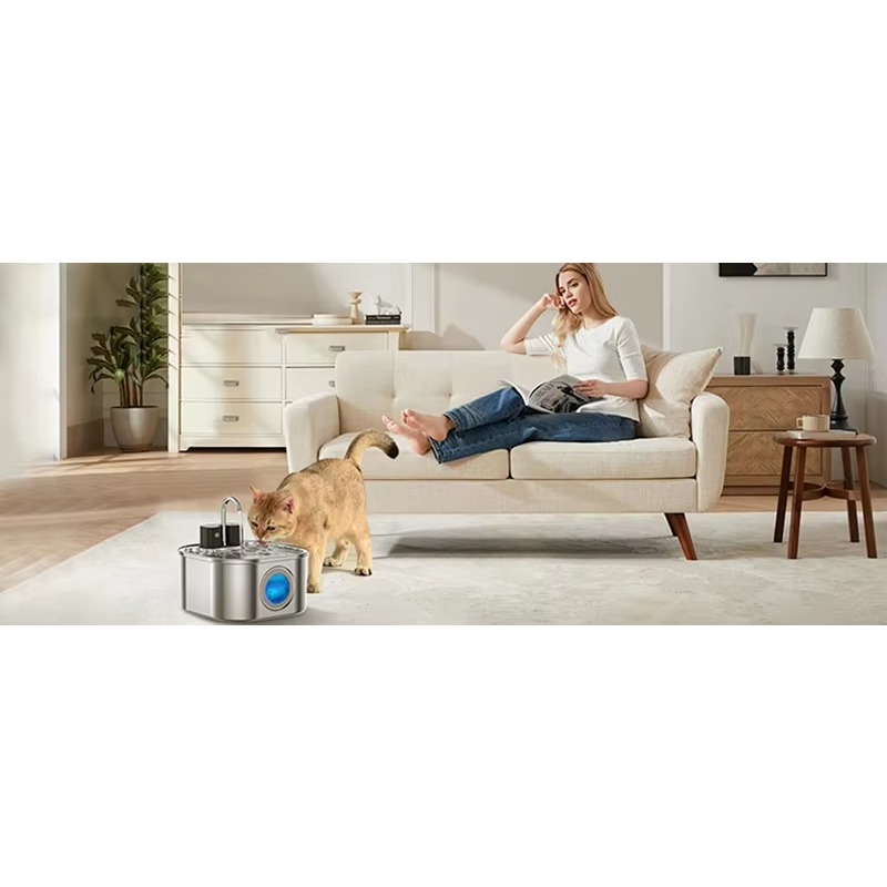 3.2L Kablosuz Kedi Su Sebili P - Pet Water Fountain Stainless Steel incelemesi ve fiyatı